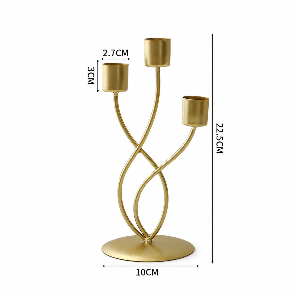 Candelabro de Hierro de Mesa Estilo Europeo para Cena Romántica y Sala de Estar image 11
