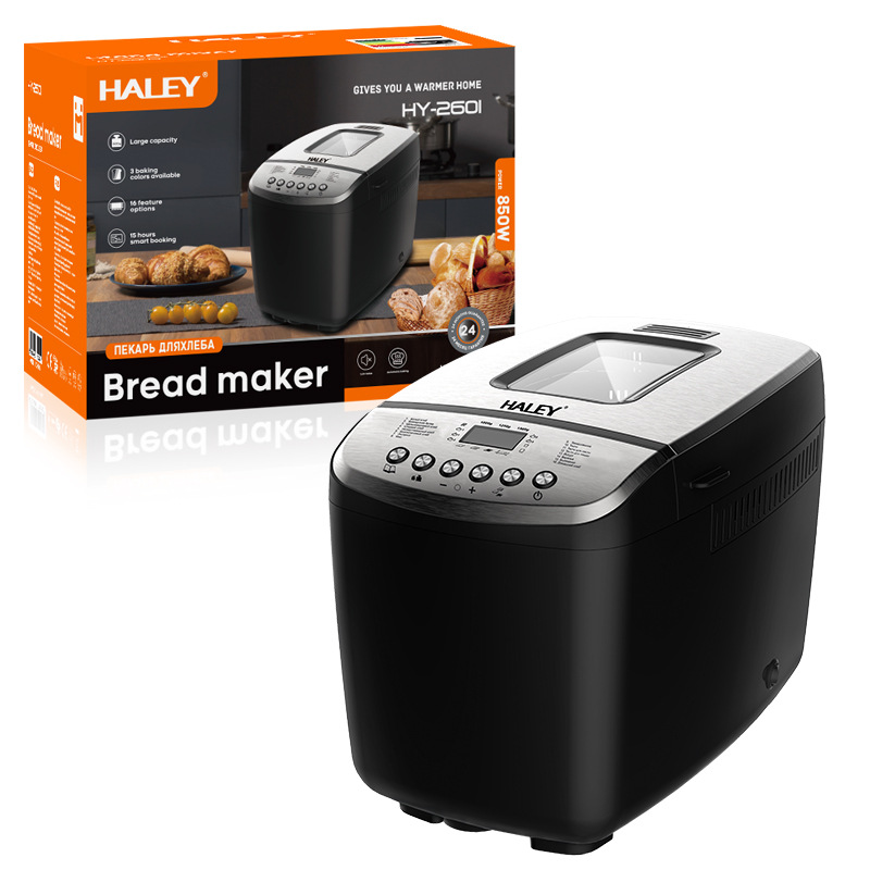 Haley European Multi-Functional Smart Home Commercial Fully Automatic Dough Mixing and Baking Bread Machine