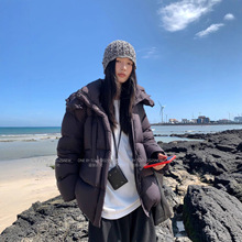 ONE BY TOW90白鸭绒女短款加厚时尚百搭保暖显瘦面包服高品质外