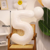 White digital brand balloon, evening dress suitable for photo sessions, props, layout, decorations, 32inch, 40inch