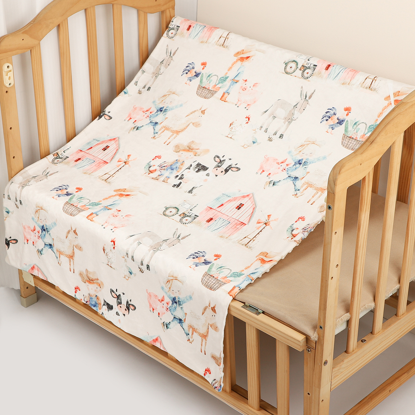 Manta Consoladora con Relieve para Bebé de Vellón de Coral Suave y Confortable para Niños