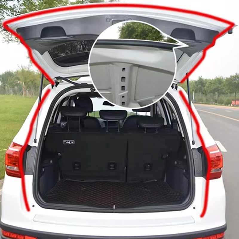 Seam type door edge sealing strip rubber B- pillar sealing strip waterproof and sound insulation automobile sealing strip is suitable for all