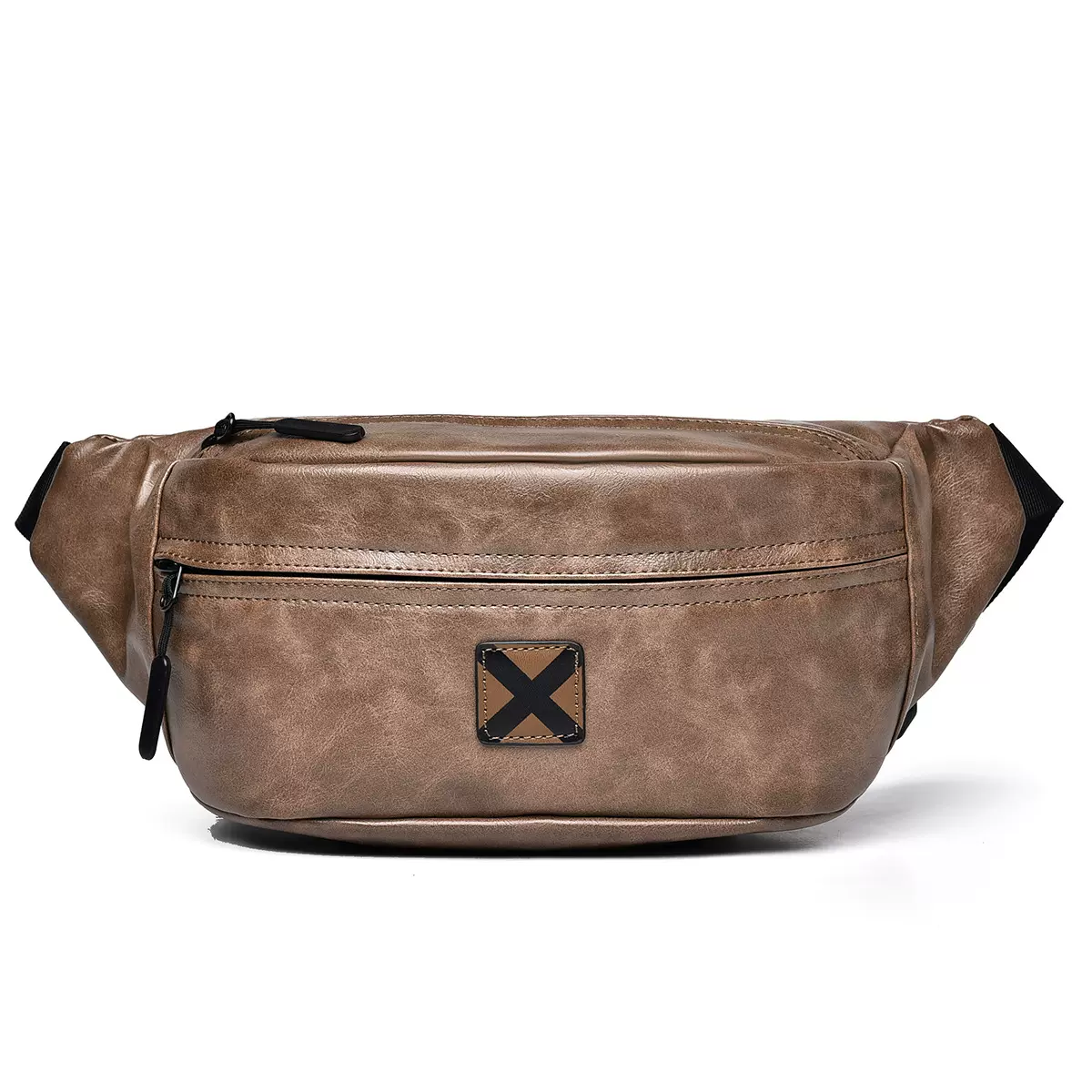 PU时尚百搭胸包男跨境2024新款男士大容量斜挎包Bags休闲简约腰包