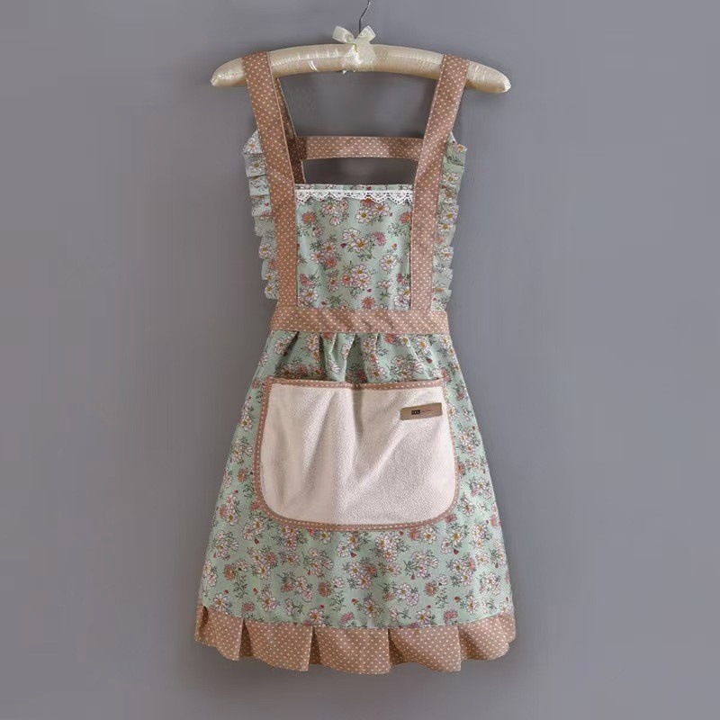 프린세스 드레스 타월 포켓 그린