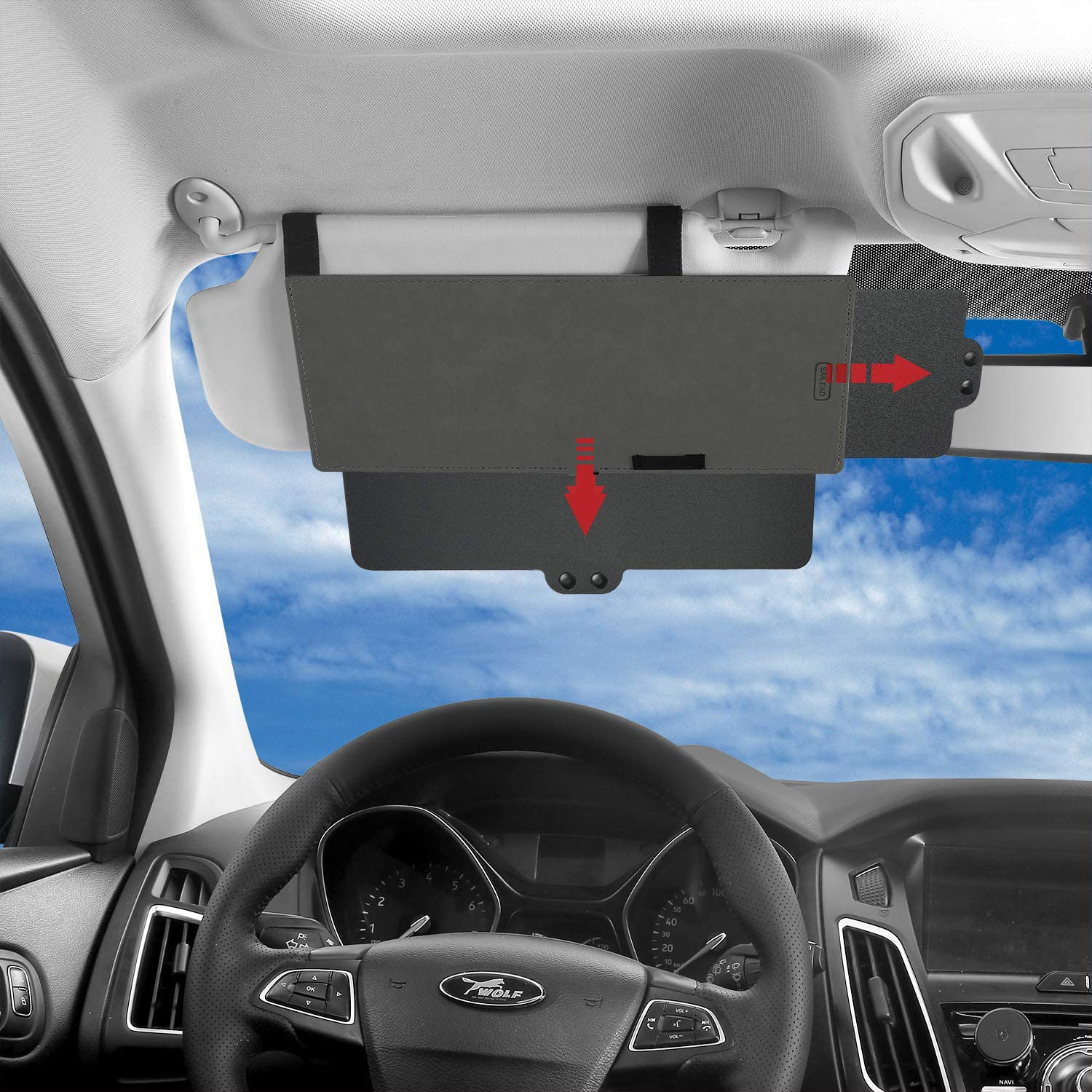 Portable Car Sunshade Retractable Multifunctional Sunshade Car Sunshade Sun Protection Sunshade