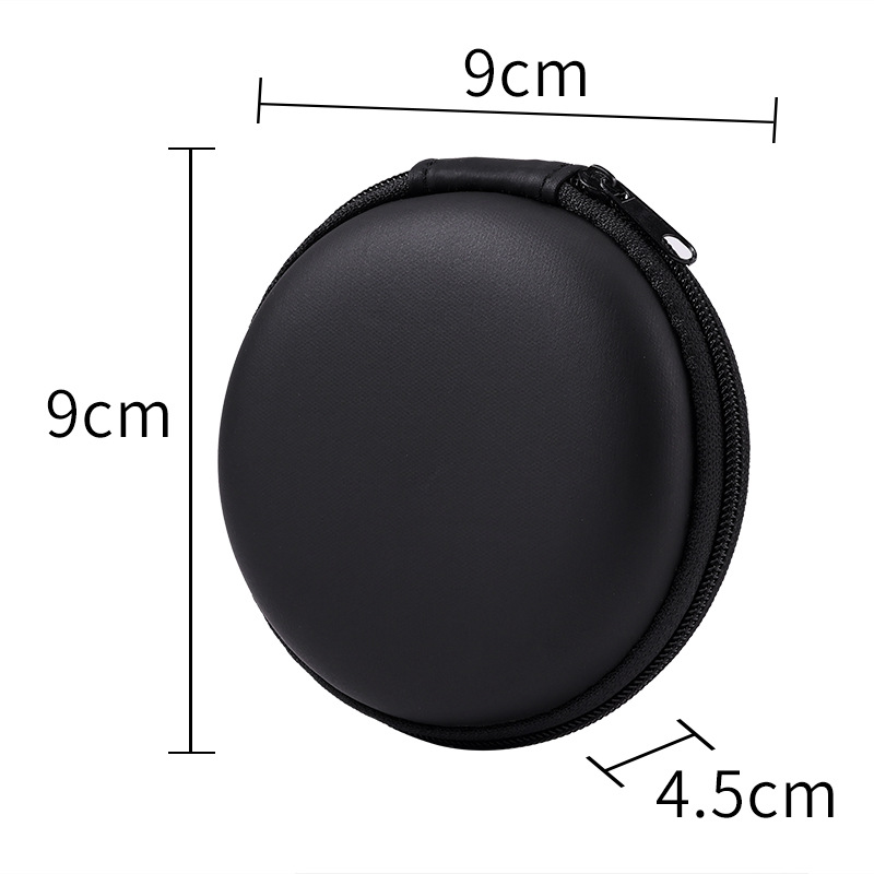 eva包 蓝牙耳机包 数据线整理收纳盒 圆形耳机收纳包装盒