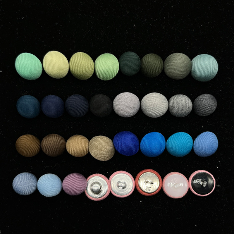 Mushroom buckle twill suit cloth bag buttons exquisite handmade cloth buckle overcoat buckle color cloth button accessories wholesale