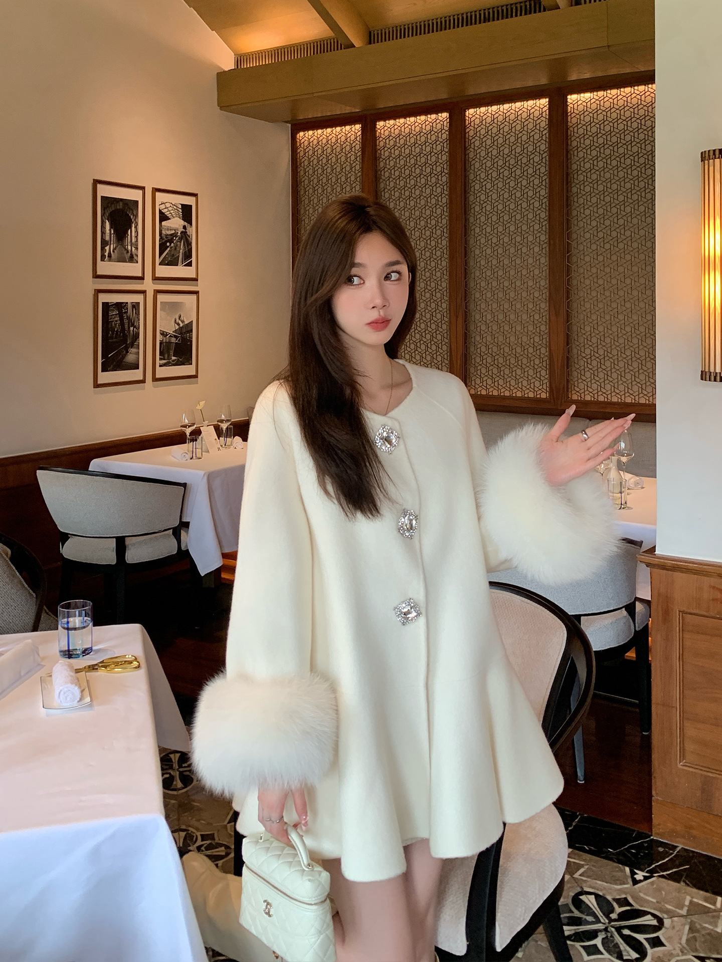 유백색(커프 털만 포함)