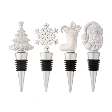 圣诞节日红酒塞 雪花圣诞树酒塞聚会派对创意酒瓶塞厂家直销