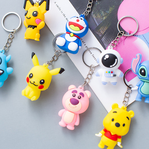 Cartoon keychain pendant, kindergarten gift, primary school student bag, doll bag, internet celebrity accessories, accessories