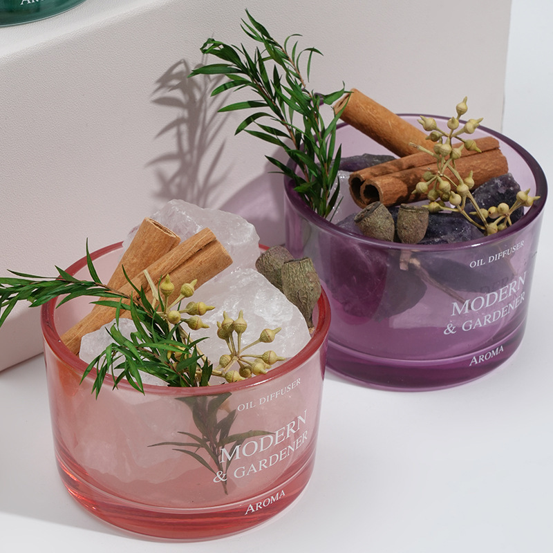 扩香石香薰晶石无火香薰精油家用卧室香氛摆件小众高级干花伴手礼|undefined