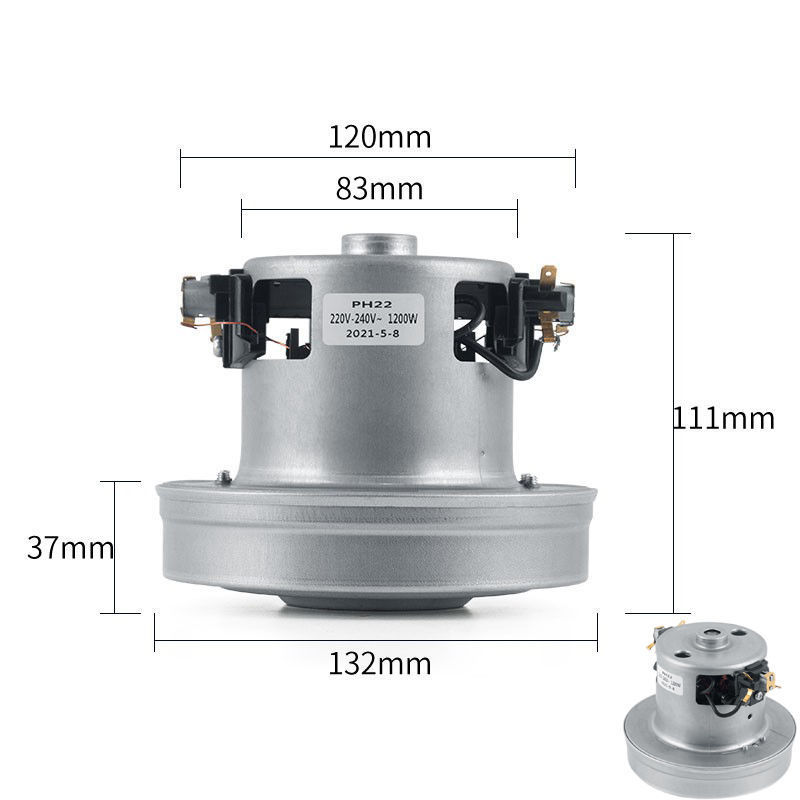 SKU_06_尺寸 132mm圆孔电机