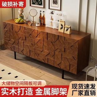 Sideboard 2025 New Light Luxury Entrance Cabinet Ancient Style Hall Cabinet Shoe Cabinet Partition Cabinet Italian Storage Cabinet