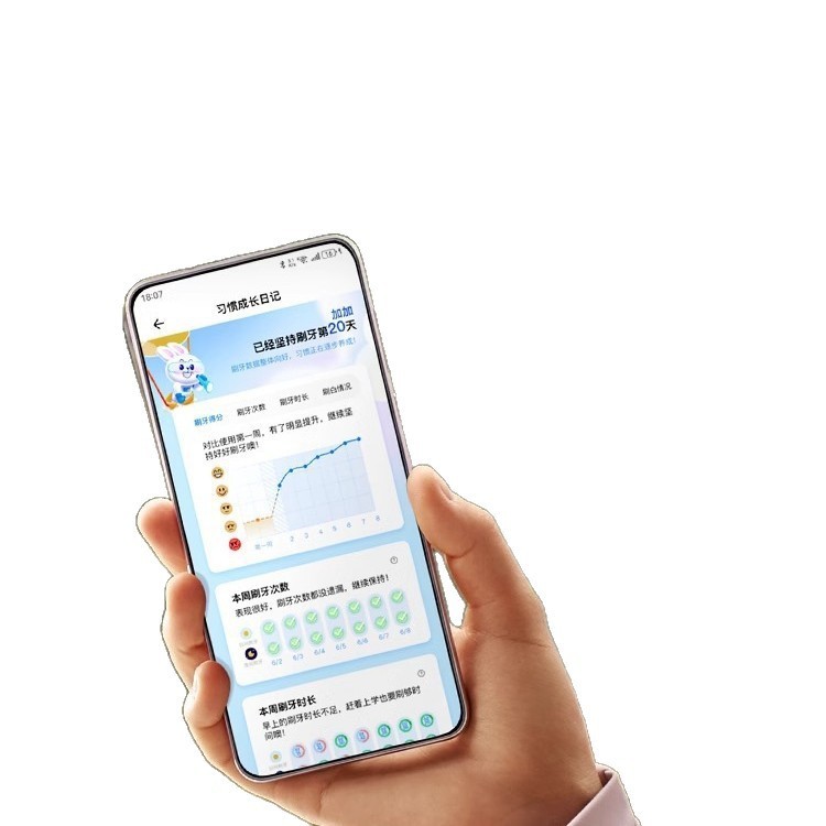 スマイルプラス usmile 子供用電動歯ブラシ 3歳から15歳までのベビーギフト スマート音声リマインダーブラシ Q20|undefined
