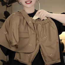 儿童春秋款休闲小西服2024男女童秋款节日外套夹克宝宝周岁生日服