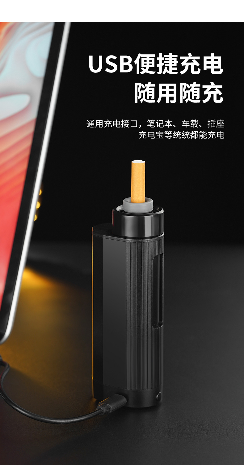 Car-Mounted Ashtray for Smoking Without Ash Falling, In-Car Smoking Tool, No Ash Removal, One-Click Ignition Cigarette Lighter, Anti-Fly Ash