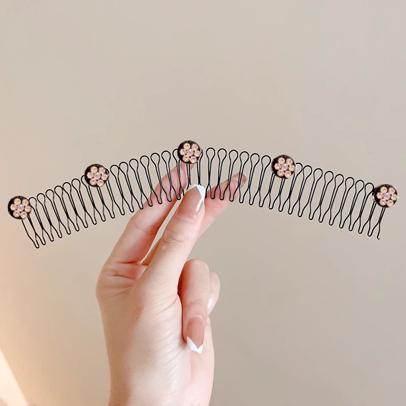 Camellia pin de cabello roto acabado de cabello artefacto invisible pin de cabello para mujeres 2025 nuevo toque de cabello de cabello de cabeza