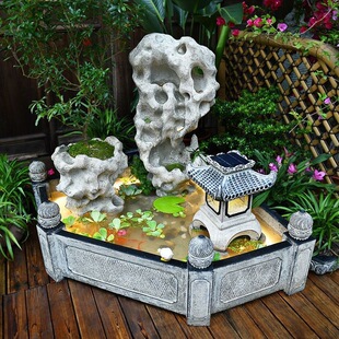 ����ͥԺ�~��¶̨��ɽ�~��ˮ��Ժ���쾰�@��̫��ʯ���^����������