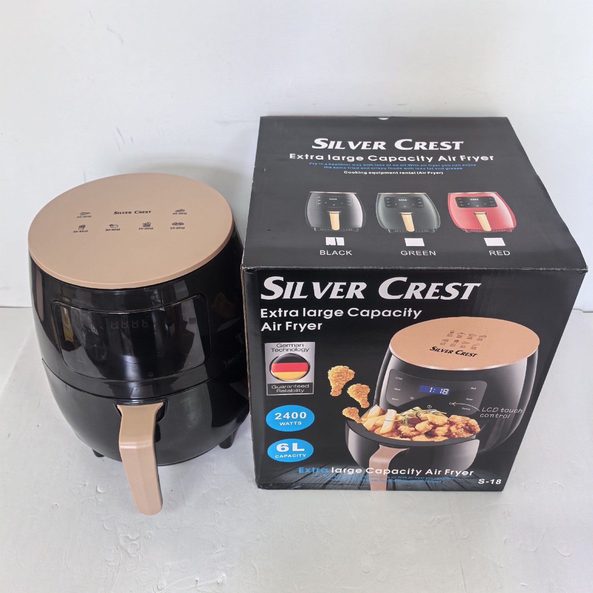 Air Fryer Home Large Capacity Touch Air Fryer Multi-functional French Fries Machine Smart Electric Fryer Wholesale