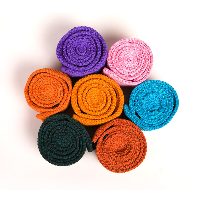 Men's Plain Tie Manufacturer Wholesale Korean Style 5.5cm Solid Color Flat Narrow Casual New Knitted Formal Wear Men's Plain Tie Manufacturer Wholesale Korean Style 5.5cm Solid Color Flat Narrow Casual New Knitted Formal Wear
