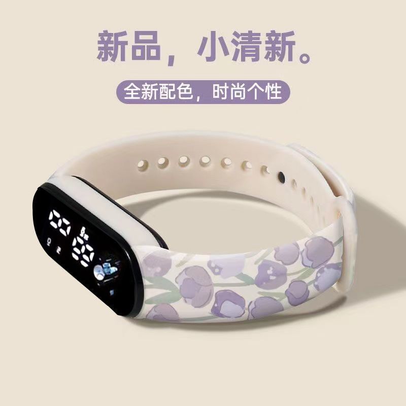 高颜値中学生腕時計女子モデルかわいいファッション韓国版シンプル夜光防水女子児童運動手環|undefined