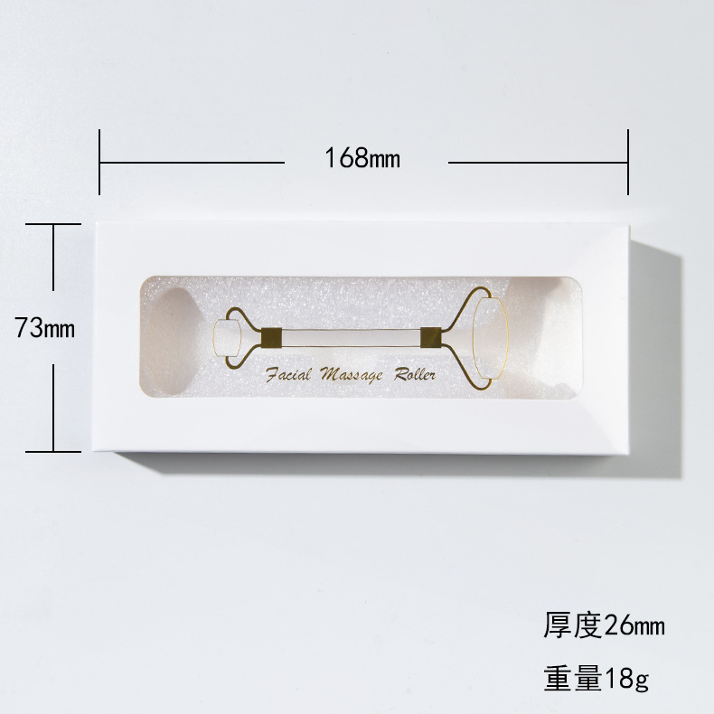 Jade Beauty Stick Set Jiao Yan Jade Double Wheel Punch Roller Massager Jade Masaje Facial Comercio Exterior Transfronterizo
