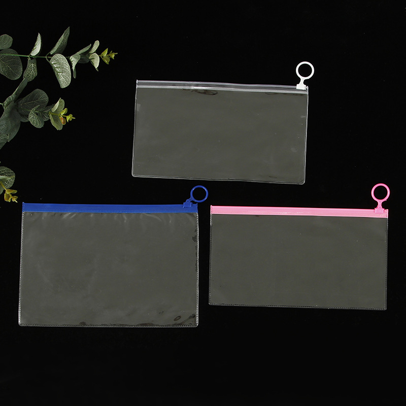 PVC拉链袋定制文件资料票据收纳拉链袋定做透明发票单据收纳袋