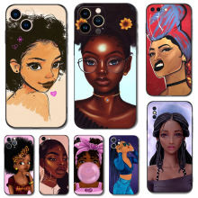 African girl非洲女孩手机壳套适用于iPhone16 15 14 13  X XR XS