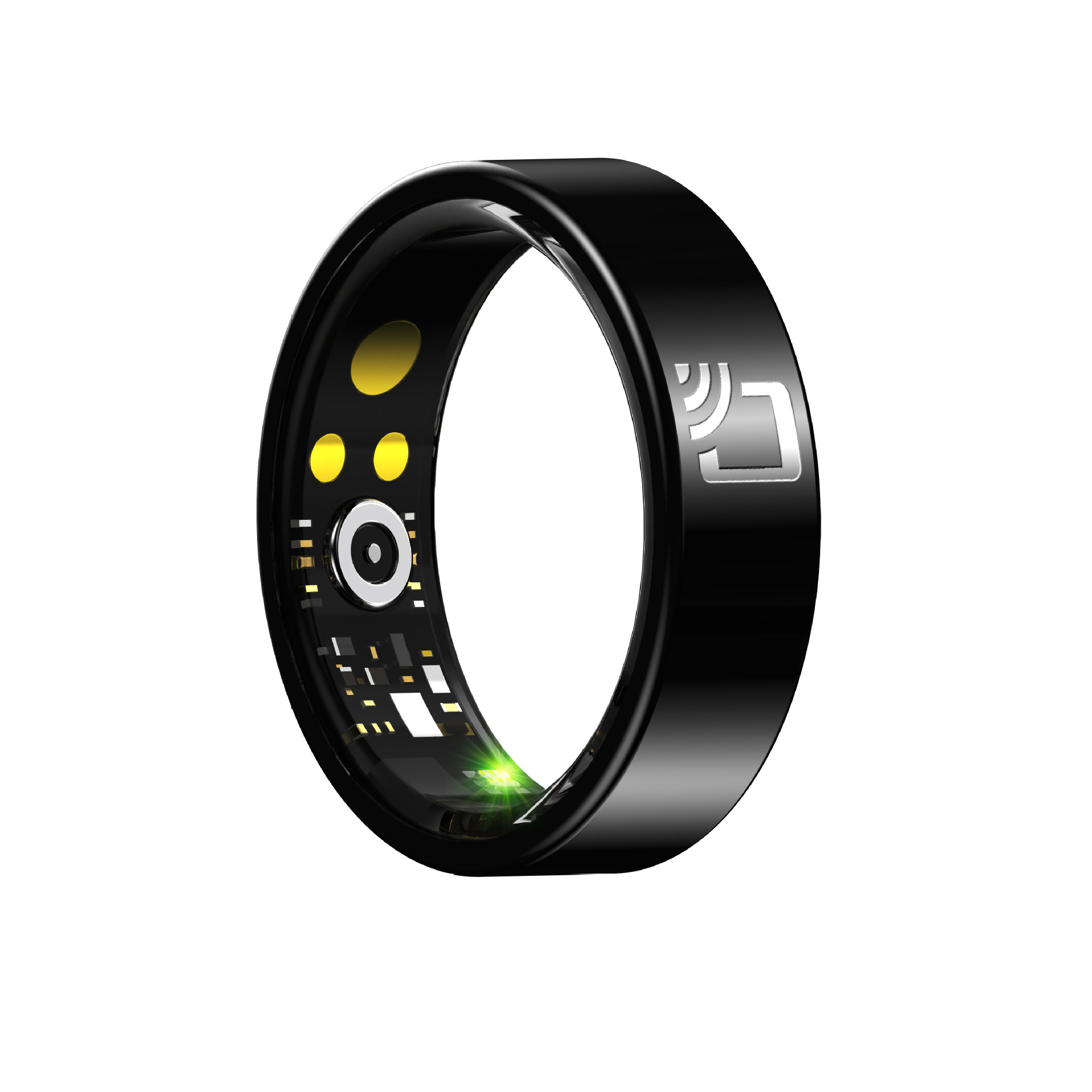 Ceramic Smart Ring R20 with NFC Access Control Heart Rate Blood Oxygen Exercise Health And Automatic Sleep Monitoring_voghion.com