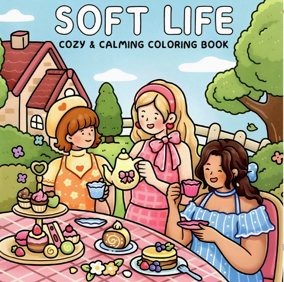 Libro de Colorear Anti-Estrés de 48 Páginas de Papel