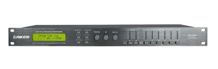 (2개) LEX DA206 2 인 6 아웃 전문 디지털 디바이더/시스템 프로세서