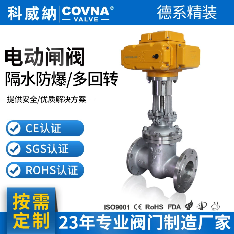 Индивидуальные фланцевые электрические ворота клапан отсечки электрические ворота клапан DN25 AC220v