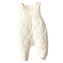 宝宝秋冬背带裤加绒洋气婴儿羽绒棉连体裤加厚保暖儿童棉裤可开裆