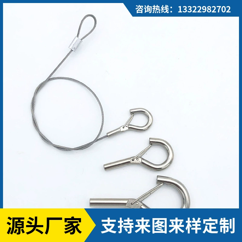 Завод Guangdong источник 304 нержавеющая сталь трос для куриное сердце кот глаз клеммный фитинг прессованный алюминиевый чехол 3 мм