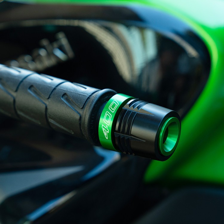 Suitable for Kawasaki Ninja400Z900Z500Z650 Modified Handlebar End Caps, Shock-Absorbing and Anti-Fall Accessories, Aluminum Alloy