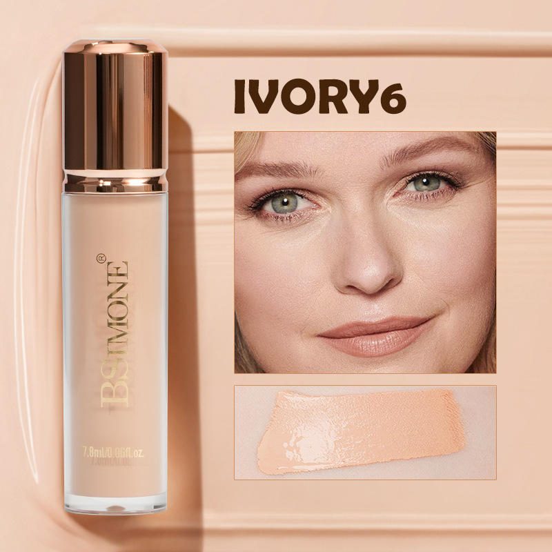 Excluido para correctores transfronterizos, base líquida hidratante e hidratante de larga duración sin maquillaje, base líquida, impermeable y antitranspirante, piel seca, sin tapar, base líquida en polvo