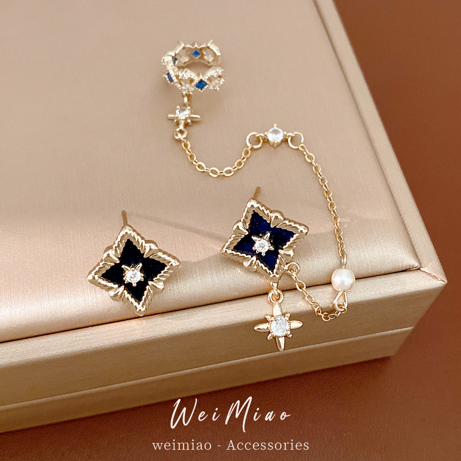 Collar de diamante de zircón de lujo ligero nicho cadena de clavícula personalidad de alta calidad temperamento de moda conjunto de joyería al por mayor