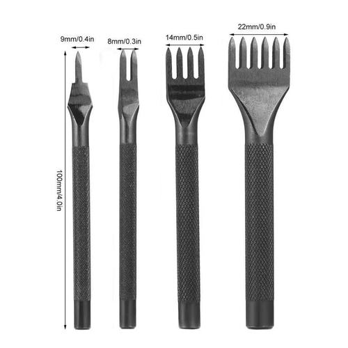 DIY Leather Tool Set Craft Leather Goods Hand Sewing Set Lingzhan Leather Art Tools 50 Styles 61 Piece Set