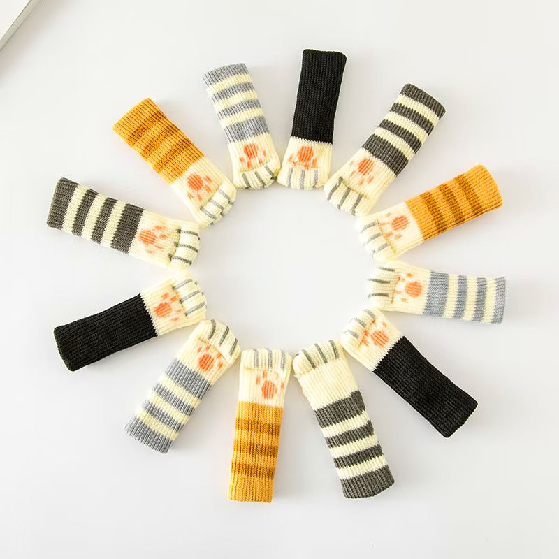 门把手保护套 猫爪桌椅脚套耐磨防滑点胶静音桌脚保护垫厂家直销