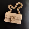 Straight gold khaki embossed trumpet