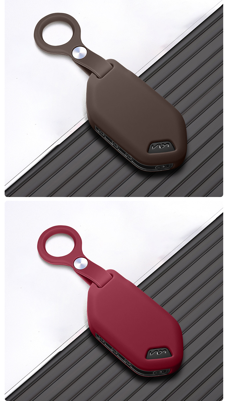Suitable for 26 models of Kia EV5 key cases, new EV5 car silicone key remote control protective cover