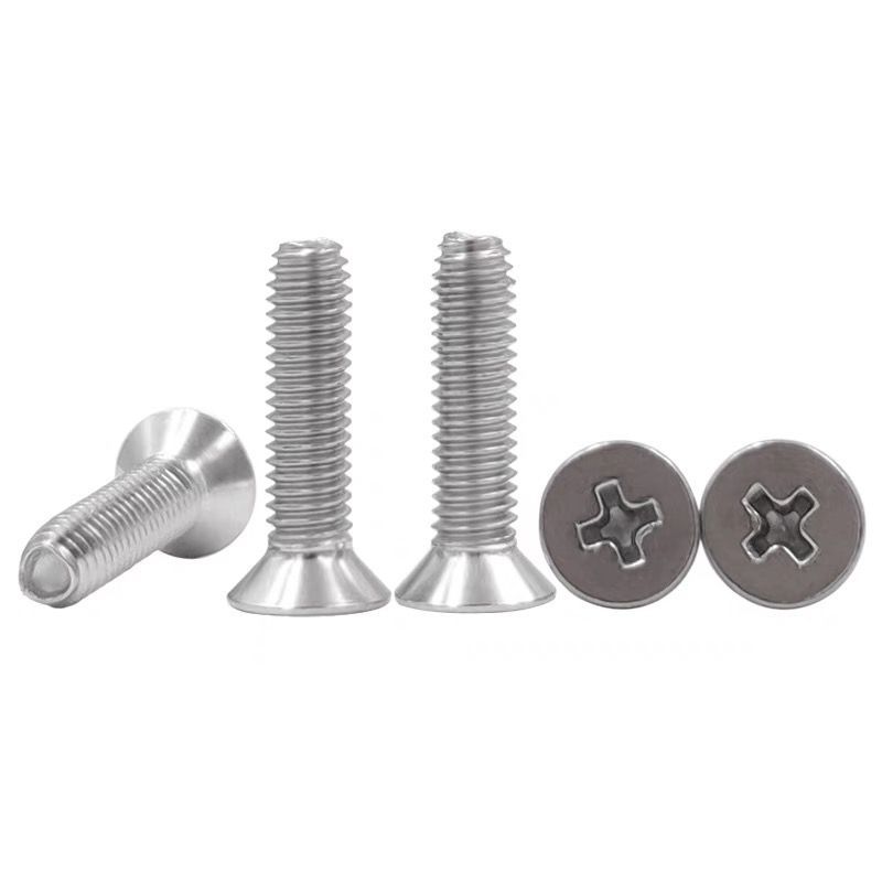 304不锈钢 GB6561十字槽沉头自攻锁紧螺钉M3M4M5M6三角牙螺栓螺丝