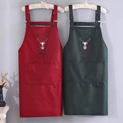 Factory Direct Supply Custom Printed Coveralls Fashion Home Daily Use Kitchen Waterproof Oil Proof Adjustable Apron Adult Logo
