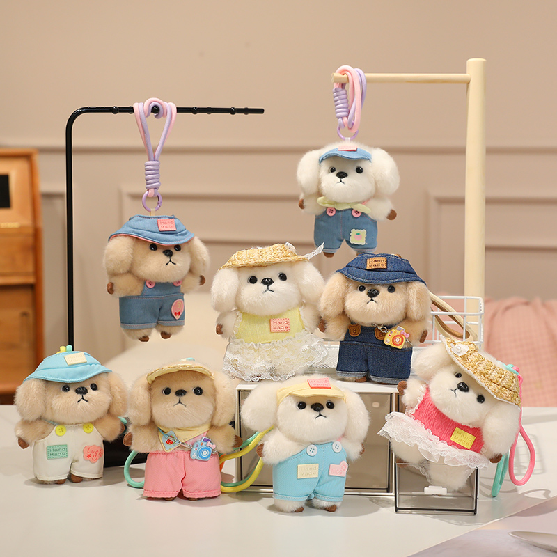 Colgante de Peluche de Perro para Bolsos y Mochilas
