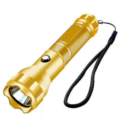 Strong flashlight super bright UV fənərlər - gold-535-single-flashlight-battery-charger-not-included