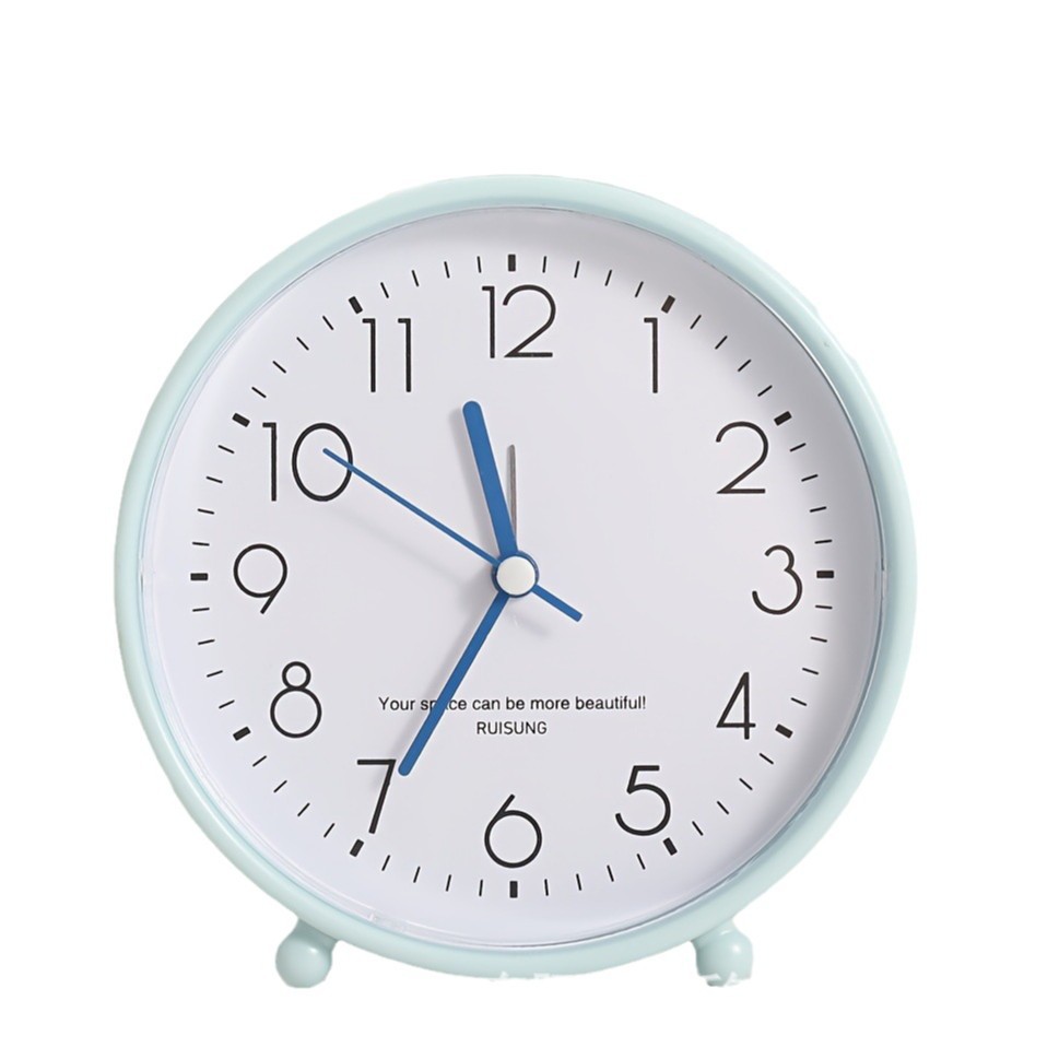 Fábrica directa de niños de cabecera encantadores estudiantes simples con un nuevo reloj de aprendizaje de disco claro reloj de despertador silencioso