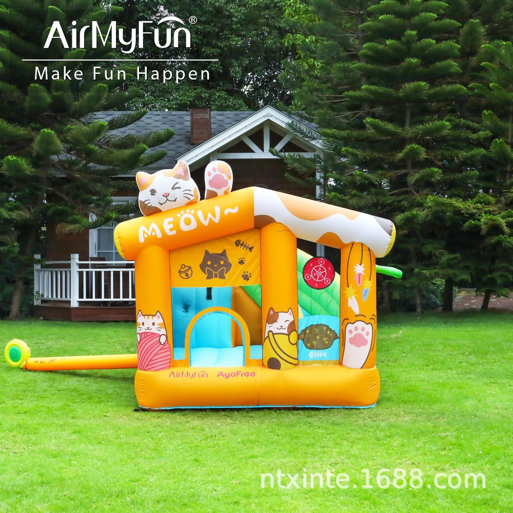 AMF pequeño castillo infláble infantil infláble casero trampolín infláble castillo interior castillo infantil infláble casero diapositivas inflables