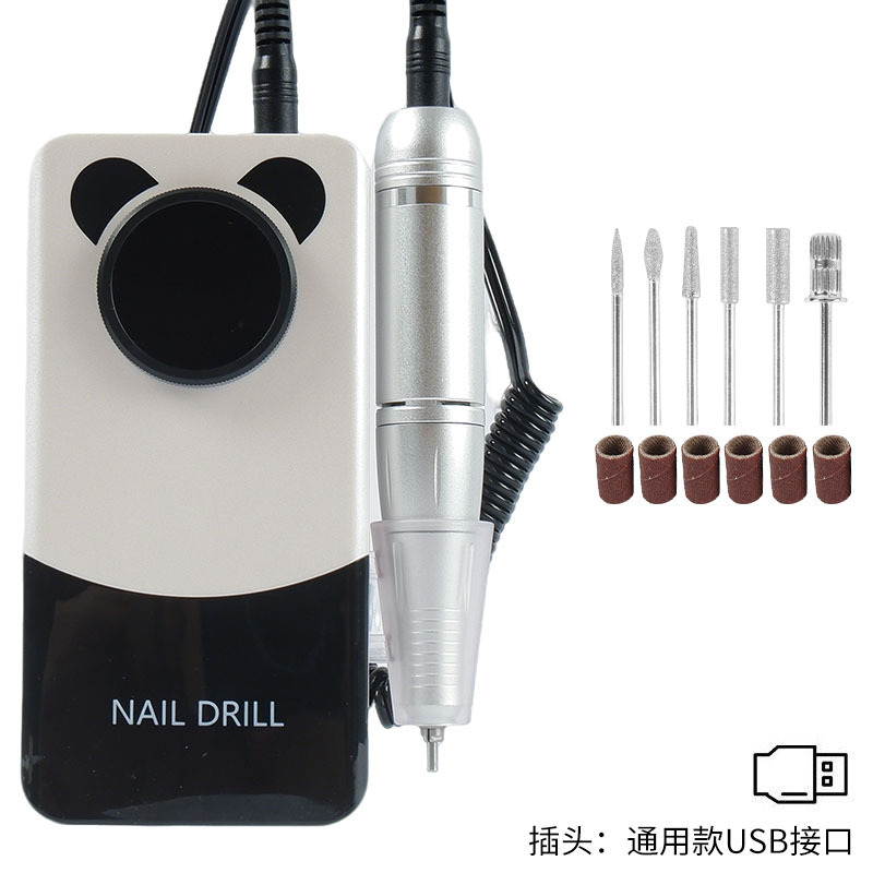 Nuevo tipo transfronterizo V6 amolador de uñas recargable amolador portátil 45000 rpm amolador de uñas