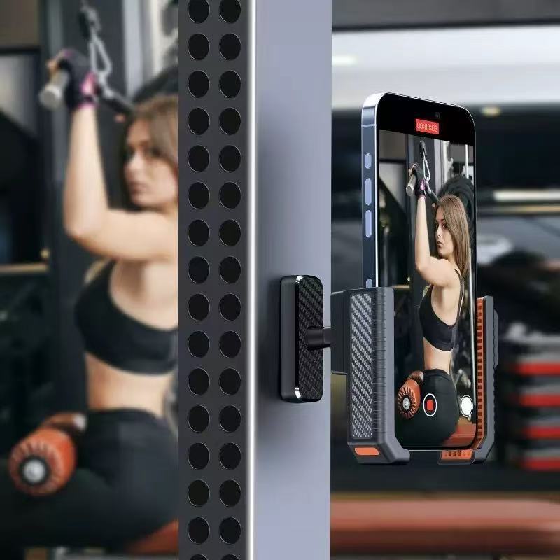 New Golf Cart Mobile Phone Holder Gym Treadmill Indoor Refrigerator 17mm Ball Head Strong Magnetic Suction Base