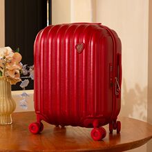 祥云结婚行李箱红色陪嫁拉杆皮箱婚礼嫁妆云朵箱密码婚嫁箱子一对